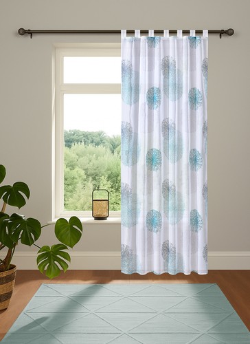 Schlaufenschal voile bedruckt - voile,