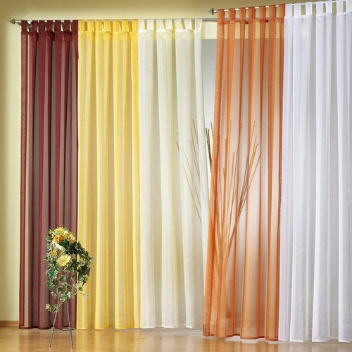 Gardinen schlaufenschal voile - schlaufenschal,