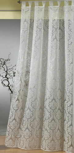 Gardine schlaufenschal barock - schlaufenschal,