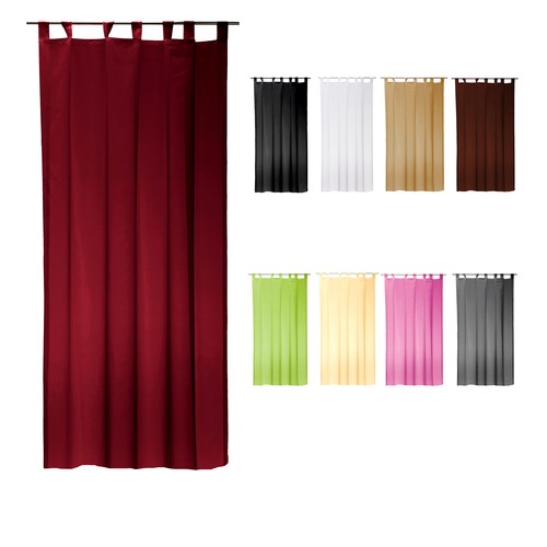Voile dekoschal schlaufen uni - voile,