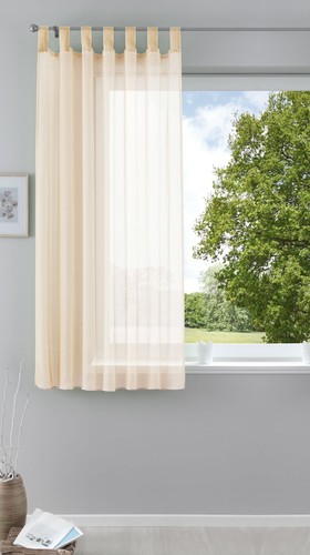 Schlaufenschal gardine voile - schlaufenschal,